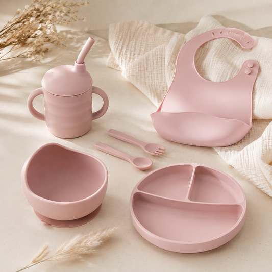 Kit Alimentación Silicona Rosa PERSONALIZADO