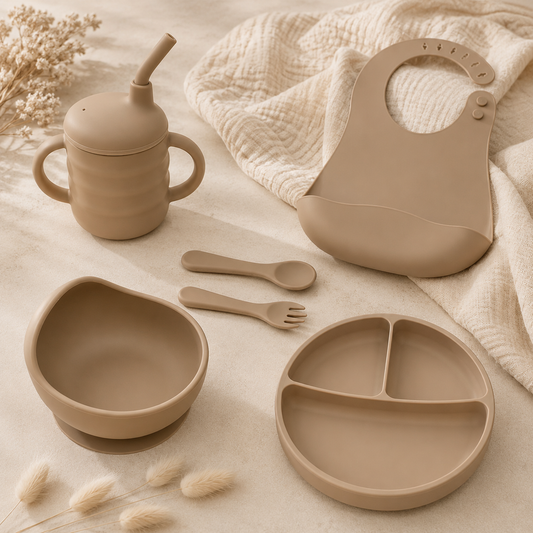 Kit Alimentación Silicona Café PERSONALIZADO
