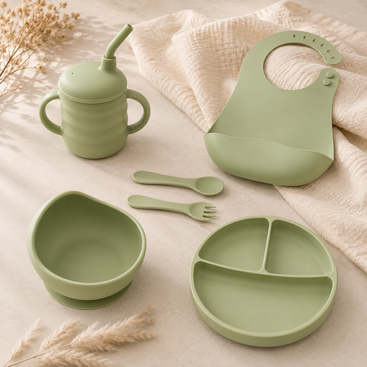 Kit Alimentación Silicona Verde PERSONALIZADO