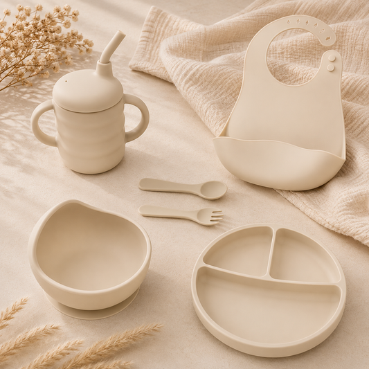 Kit Alimentación Silicona Beige PERSONALIZADO
