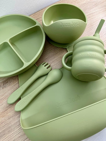 Kit Alimentación Silicona Verde PERSONALIZADO