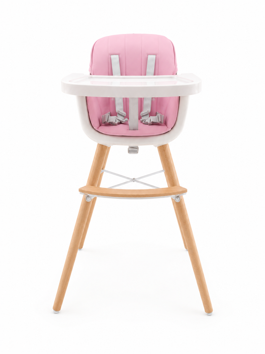 Silla Comedor Trona Rosa